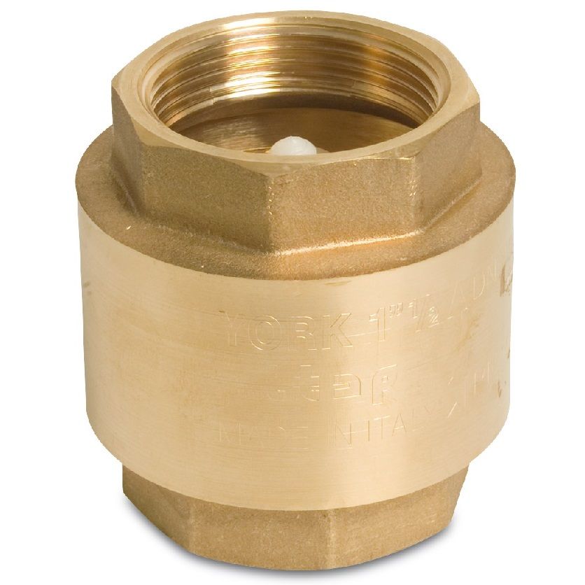 Spring check outlet valve