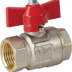 Brass ball valves- with butterfly handle, female x female